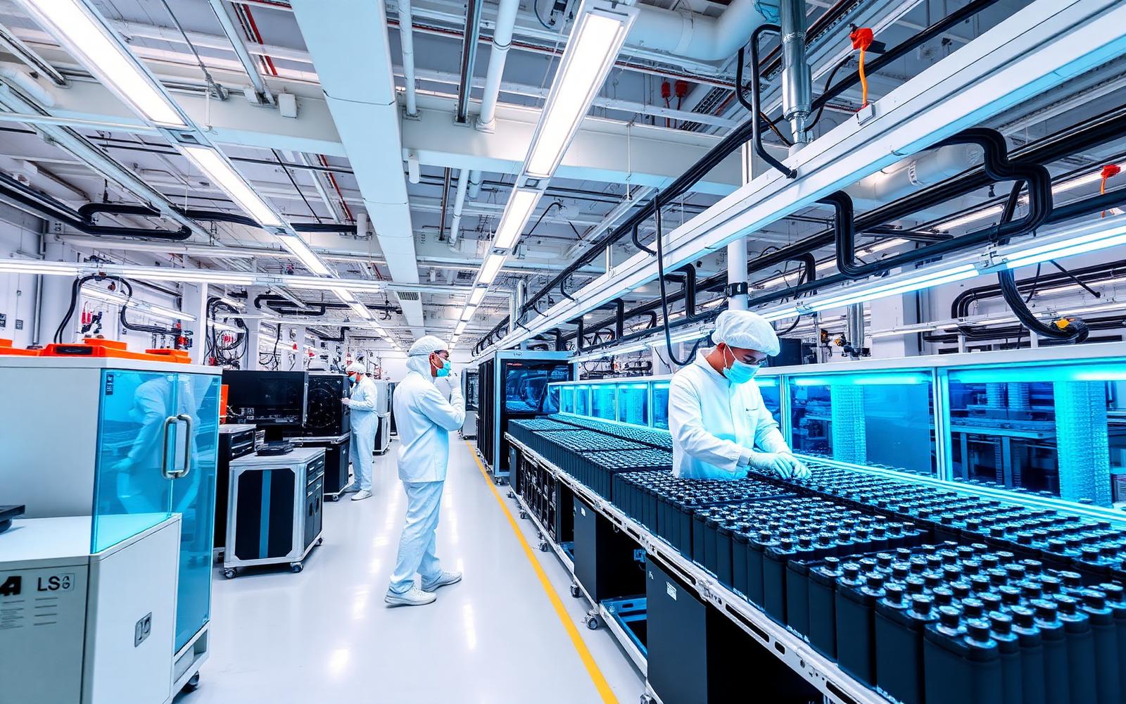 Battery pack assembly line